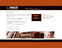 Tablet Screenshot of paulat-werbung.de